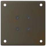 Coffee Table Legs 4 pcs Natural Steel 42-44 cm Steel 4012455