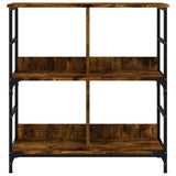 Bookshelf Smoked Oak 78.5x33x82 cm Engineered Wood 835246