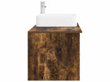 Bathroom Furniture Set 2 pcs Smoked Oak Engineered Wood 3403900