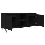 TV Cabinet Black Oak 104 x 35 x 50 cm Engineered Wood 881934