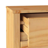 Coffee Table Drammen Oak 45 x 35 x 56 cm Solid Pine Wood 42003048