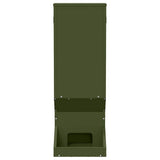 Deer Feeder Olive Green 28 x 30 x 80 cm Cold-Rolled Steel 874610