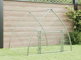 Chicken Cage Silver 100x105x120 cm Galvanised Steel 172552