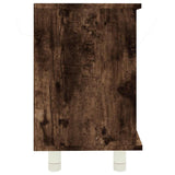 Bathroom Cabinet Smoked Oak 60x32x53.5 cm Engineered Wood 826372