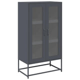 ZNTS Highboard Anthracite 68x39x123 cm Steel 853358