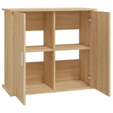 Aquarium Stand Sonoma Oak 81x36x73 cm Engineered Wood 833626