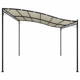 Canopy Cream 4x3 m 180 g/m Fabric and Steel 362394