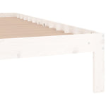 Bed Frame without Mattress White 90x190cm Single 810331