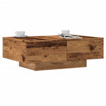 ZNTS Coffee Table Old Wood 90x60x31 cm Engineered Wood 856570