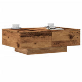 ZNTS Coffee Table Old Wood 90x60x31 cm Engineered Wood 856570