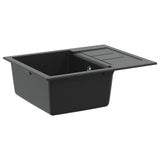 Sink Black 620 x 500 mm 80% Quartz and 20% Resin 42028396
