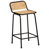 Bar Stools 2 pcs 46x35.5x80 cm Solid Wood Rough Mango 4013530