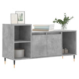 TV Cabinet Concrete Grey 100x35x55 cm Engineered Wood 831312