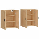 Wall Mounted Cabinets 2 pcs Sonoma Oak Engineered Wood 3198020