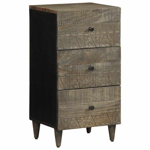 ZNTS Sideboard 40x33x75 cm Solid Wood Mango 4017815