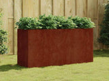 Garden Raised Bed 120x40x80 cm Corten Steel 824526