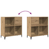 Record Cabinet Artisan Oak 84.5x38x89 cm Engineered Wood 857174