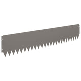 Lawn Edging 30 pcs 103 x 20 cm Steel Rusty 8008391
