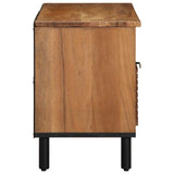 TV Cabinet with Drawer Brown 100 x 33 x 46 cm Solid Mango Wood 4017772