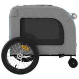 Pet Bike Trailer Blue and Grey Oxford Fabric and Iron 93855