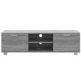 TV Cabinet Grey Sonoma 140x40,5x35 cm Engineered Wood 342627