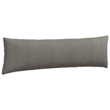 Sofa Pillows 2 pcs Light Grey 145 x 40 cm Corduroy Fabric 42013860