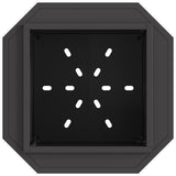 Smokeless Fire Pit Black 48 x 48 x 51 cm Steel 858976