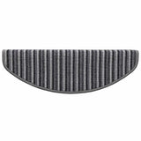 Self-adhesive Stair Mats 15 pcs Grey 65 x 21 x 4 cm 42011444
