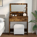 Bedroom Dressing Tables Smoked Oak 80 x 39.6 x 135 cm 888982