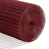 Welded Wire Fence Red 1.5 x 25 m Steel 42005326