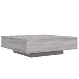 Coffee Table Grey Sonoma 100x100x31 cm Engineered Wood 836600