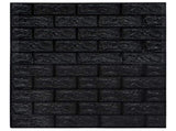 Wallpaper Set of 40 Black PE Foam 70 x 77 cm Wallpaper 150726