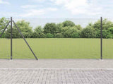 Welded Wire Fence with Concrete Base 10 x 1.4 m 3352529