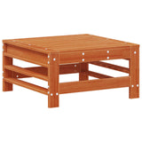 Garden Lounge Set 5 pcs Wax Brown Solid Pine Wood 3418085