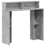 Fireplace Surround Concrete Grey 102 x 18 x 100.5 cm 8006601