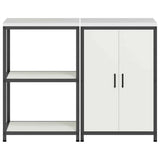 Kitchen Storage Set HATTEM 2 pcs White Cold-rolled Steel 3392688