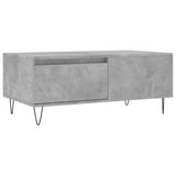 Coffee Table Concrete Grey 90x50x36.5 cm Engineered Wood 830808