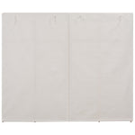 Wardrobe White 200x40x170 cm Fabric 248200