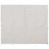 Wardrobe White 200x40x170 cm Fabric 248200