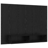 TV Cabinet Set Black Oak 120 x 23.5 x 90 cm Engineered Wood 875187