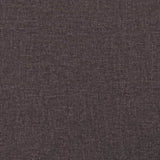 Box Spring Bed with Mattress Dark Brown 180x200 cm Fabric 3285397