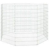 Free Range Animal Enclosure 8-Panel 54x100 cm Galvanised Iron 171582