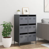 Highboard Anthracite 68x39x101.5 cm Steel 851222