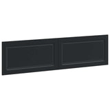 Wall-Mounted Headboard UTRECHT Black Engineered Wood 897806