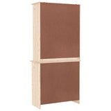 Highboard ALTA 77x35x165 cm Solid Wood Pine 3187779