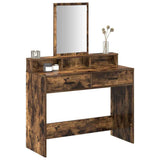 Dressing Table Smoked Oak 100 x 41 x 140 cm Engineered Wood 865149