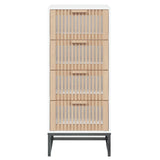 Highboard White 40x30x95 cm Engineered Wood 352124