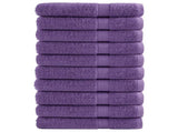 Premium Towels SOLUND 10 pcs Purple 100x200 cm 600 gsm 137367