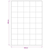 Duvet and Pillow Set 2 pcs 140x200 cm Winter 450 GSM Wool White 3441097