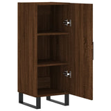 Sideboard Brown Oak 34.5x34x90 cm Engineered Wood 828571